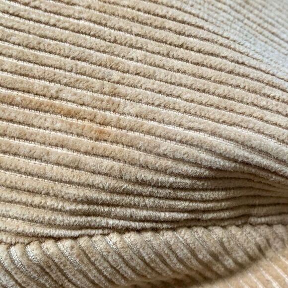 Vintage 80s Beige Tailored Corduroy Blazer Jacket Academia Preppy 10 - Picture 9 of 10
